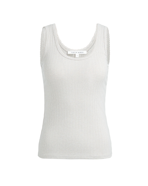 Yaya Singlet met sierlijke halsrand 990432