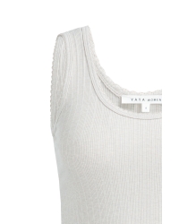 Yaya Singlet met sierlijke halsrand 990432