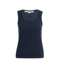 Yaya Geribd singlet met ronde hals 93923