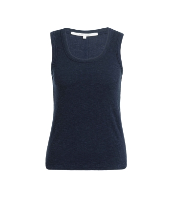 Yaya Geribd singlet met ronde hals 93923