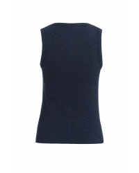 Yaya Geribd singlet met ronde hals 93923