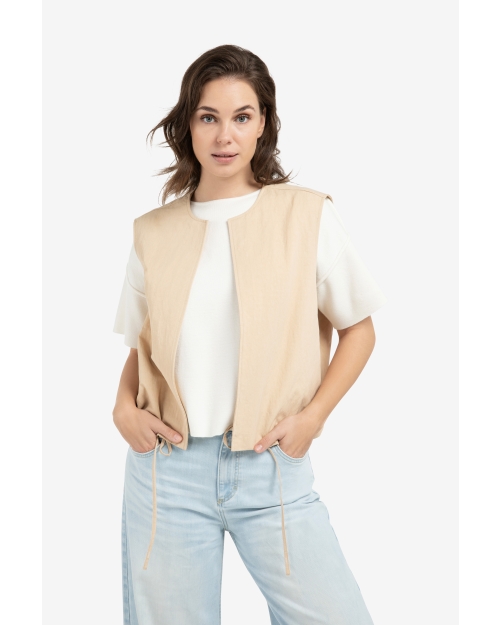 Yaya Mouwloos zomerjack 99052