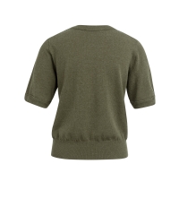 Yaya Short sleeve sweater with deta 990652