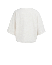 Yaya Short sleeve sweatshirt with r 990642