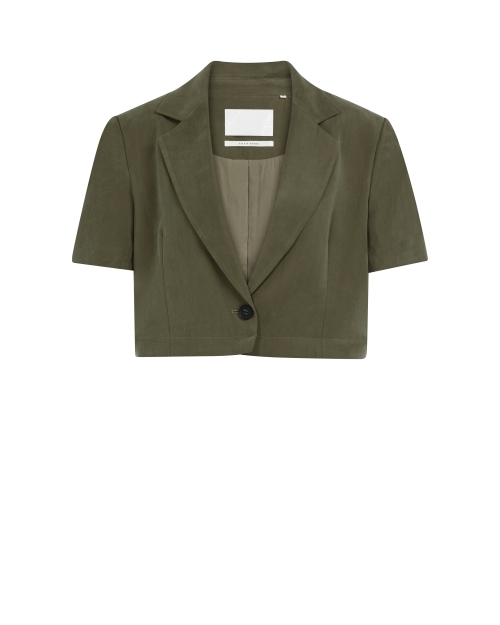 Yaya Woven shortsleeve blazer with 99065