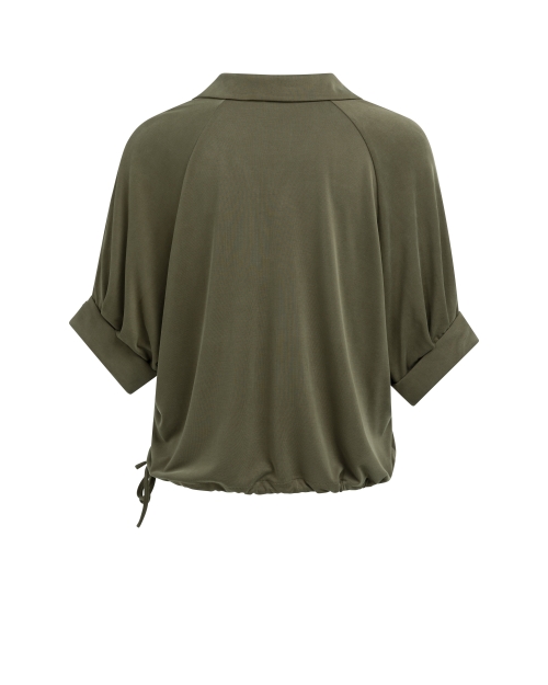 Yaya Jersey top with pleated sleeve 99065