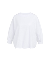 Yaya Oversized jersey top with cuff 00000