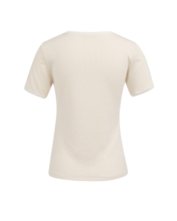 Yaya T-shirt with mesh edge 99065