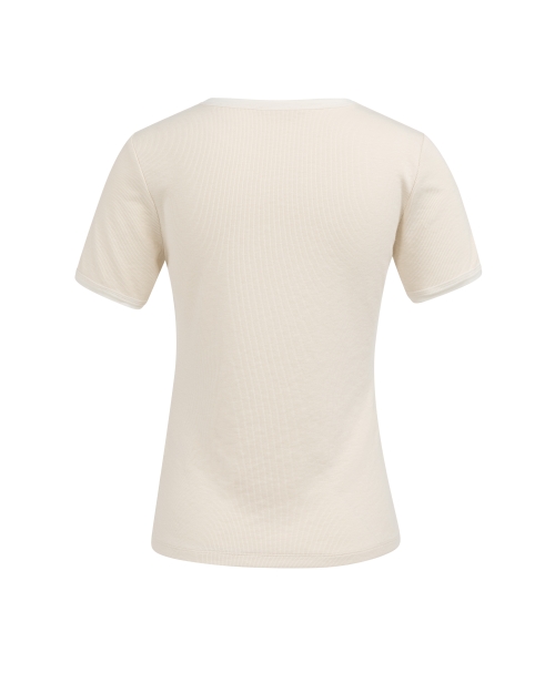 Yaya T-shirt with mesh edge 99065