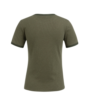Yaya T-shirt with mesh edge 99058