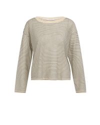 Yaya Fine knitted stripe sweater ls 990581