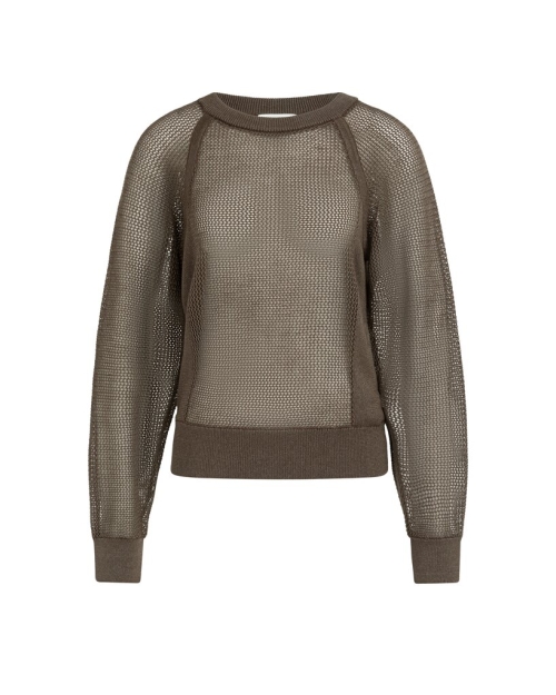 Yaya Mesh stitch raglan sweater 99070