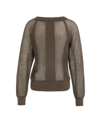 Yaya Mesh stitch raglan sweater 99070