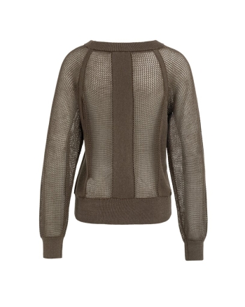 Yaya Mesh stitch raglan sweater 99070