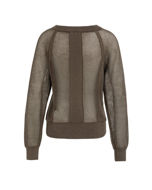 Yaya Mesh stitch raglan sweater 99070