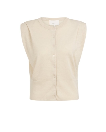 Yaya Shoulder detail cardigan with 99067