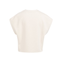 Yaya Sleeveless boxy sweatshirt 99067