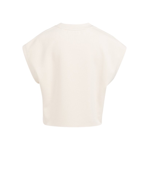 Yaya Sleeveless boxy sweatshirt 99067