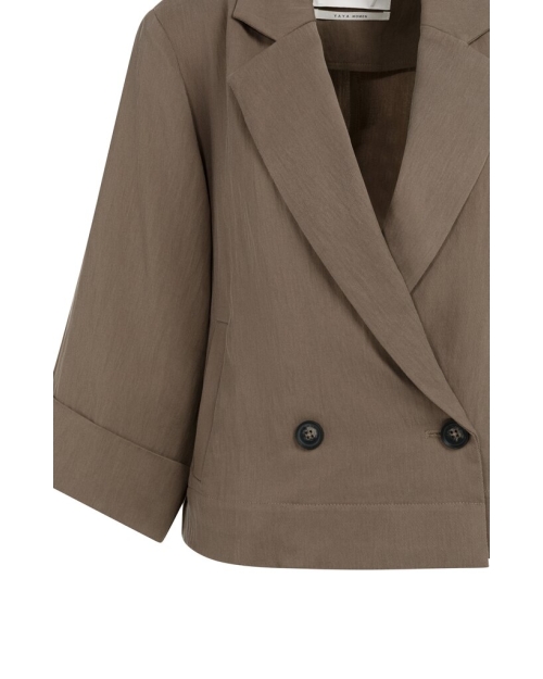 Yaya Woven loose fit blazer jacket 99070