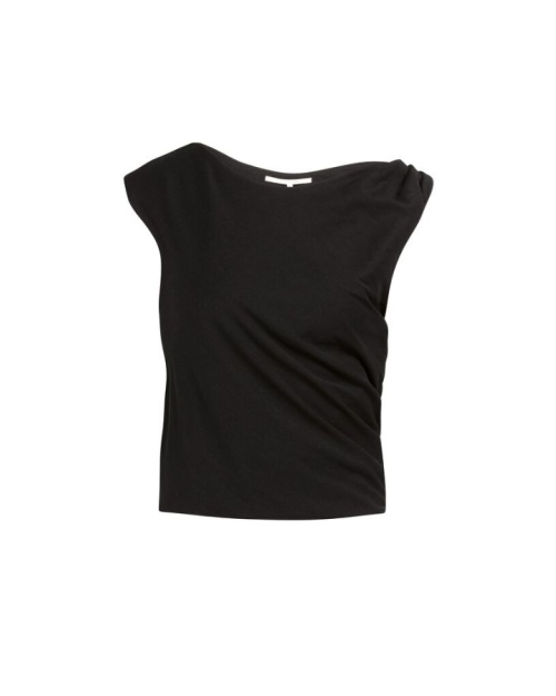 Yaya Sleeveless top with twisted sh 00001