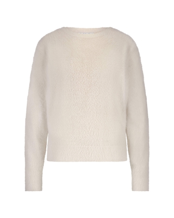 Red Button De Fluffy Sweater