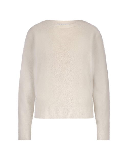 Red Button De Fluffy Sweater