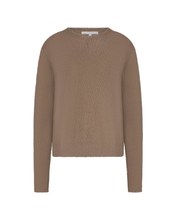 Red Button De Fluffy Sweater