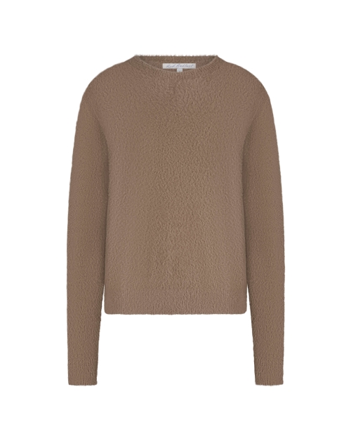 Red Button De Fluffy Sweater