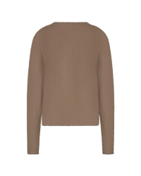 Red Button De Fluffy Sweater