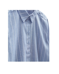 Freequent Striped, rhinestone deco Vista Blue w. Star Off-White