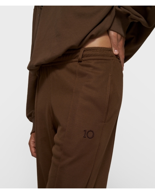 10 Days tapered track pants 1322 dark truffle