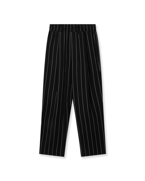 10 Days flowy pants pinstripe 1012 black