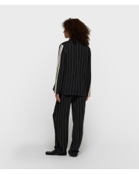 10 Days flowy pants pinstripe 1012 black