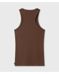 10 Days tank top pearls 1322 dark truffle