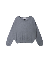 10 Days thin knit sweater 1329 light graphite