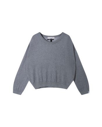 10 Days thin knit sweater 1329 light graphite