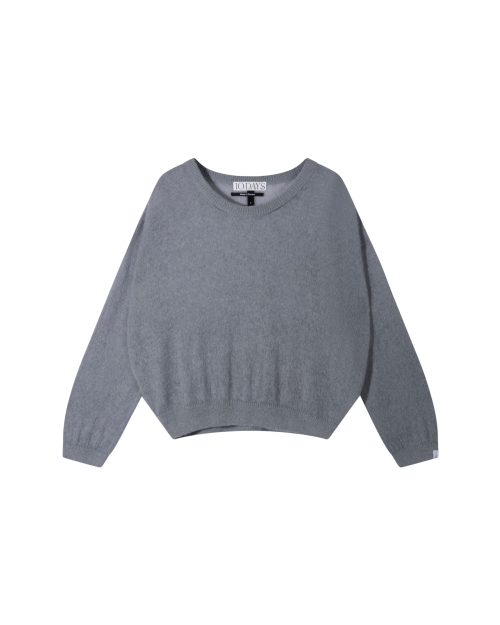 10 Days thin knit sweater 1329 light graphite