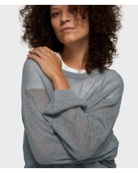 10 Days thin knit sweater 1329 light graphite