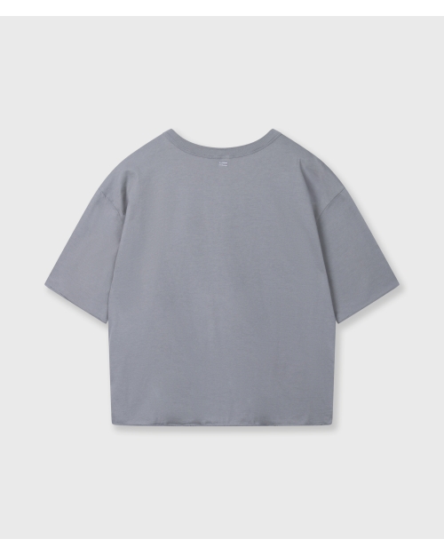 10 Days short sleeve tee logo 1329 light graphite