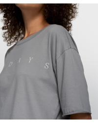 10 Days short sleeve tee logo 1329 light graphite