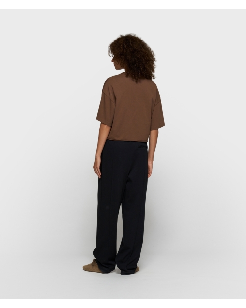 10 Days thick cotton tee 10DAYS 1322 dark truffle