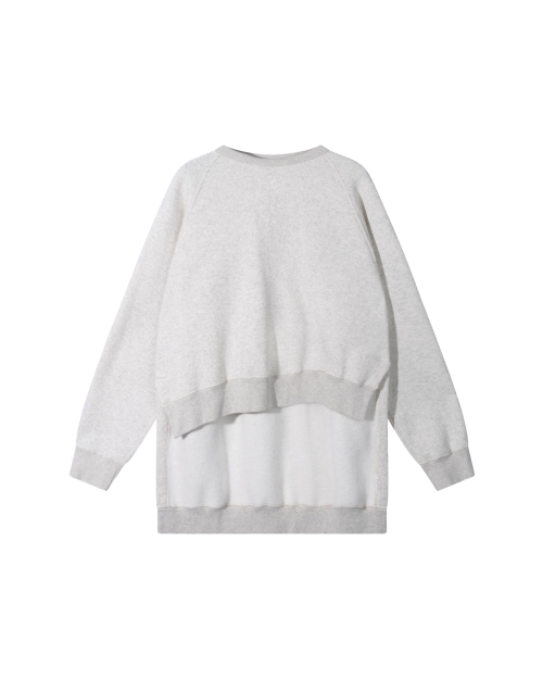 10 Days a-symmetric sweater 4000 soft white melee