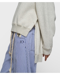 10 Days a-symmetric sweater 4000 soft white melee