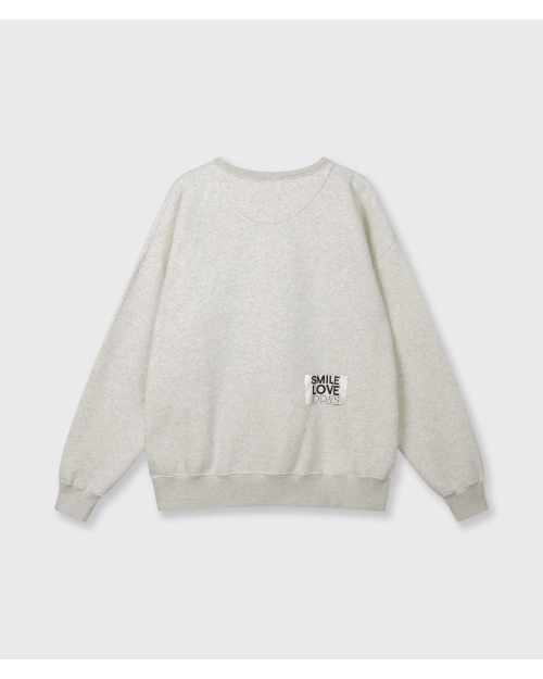 10 Days statement sweater smile love 4000 soft white melee