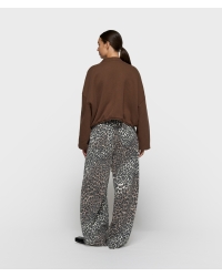 10 Days cropped baseball cardigan 1322 dark truffle