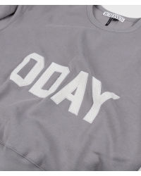 10 Days statement sweater logo 1329 light graphite