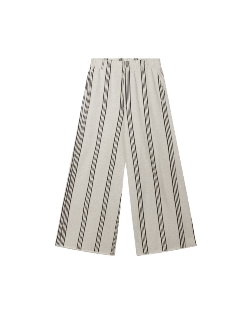 10 Days wide leg jogger stripes 4000 soft white melee