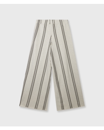 10 Days wide leg jogger stripes 4000 soft white melee