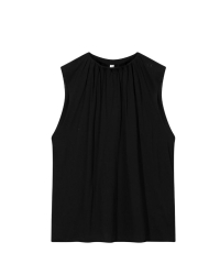 10 Days pleated top jersey 1012 black