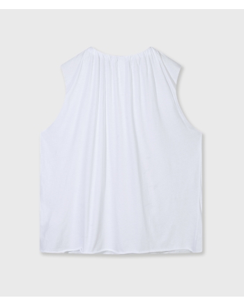 10 Days pleated top jersey 1001 white